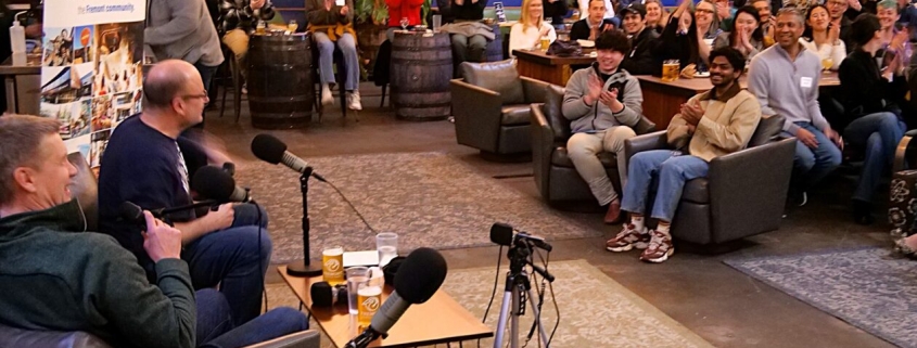 GeekWire Podcast in Fremont: Seahawks, AI, and Seattle’s future