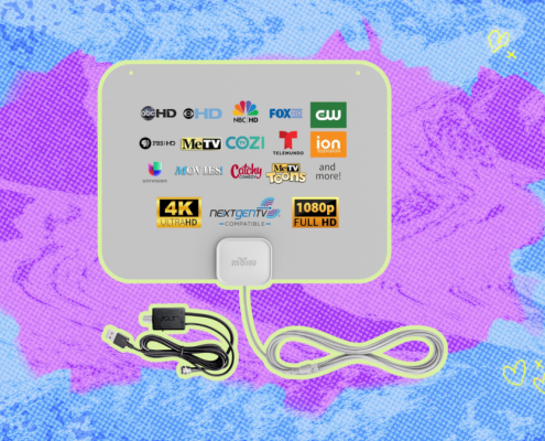 Mohu Leaf amplified ultra-thin indoor TV antenna deal: .99