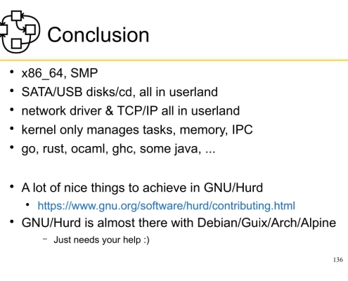 GNU Hurd Is “Almost There” With x86_64, SMP & ~75% Of Debian Packages Building