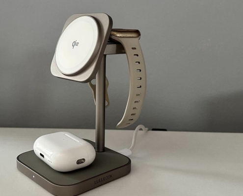 This 3-in-1 multi-charger erases desktop cord clutter – and looks great while doing it