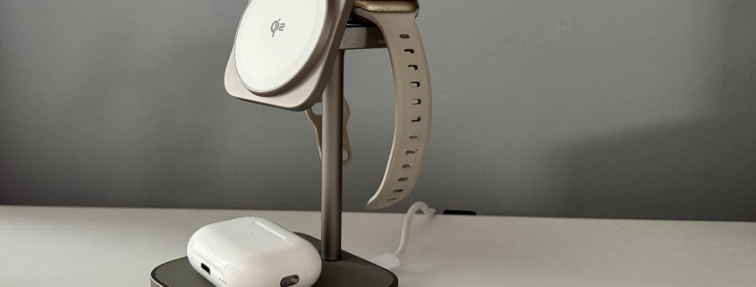 This 3-in-1 multi-charger erases desktop cord clutter – and looks great while doing it This 3-in-1 multi-charger erases desktop cord clutter – and looks great while doing it