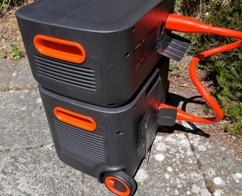 Need power at the campsite? This portable battery station has several days worth