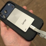 You can unlock this secure SSD with the touch of your smartphone