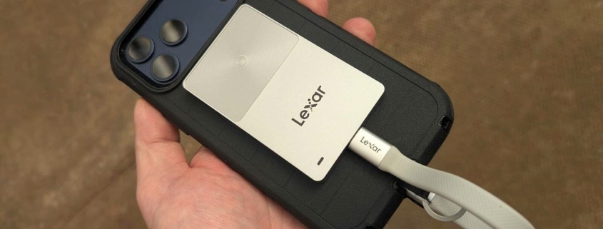 You can unlock this secure SSD with the touch of your smartphone