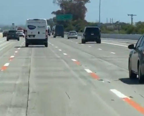 California’s Orange Highway Stripes Are Already Changing How You Drive