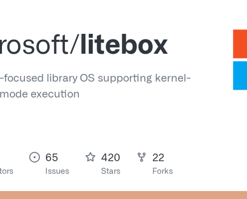 GitHub – microsoft/litebox: A security-focused library OS supporting kernel