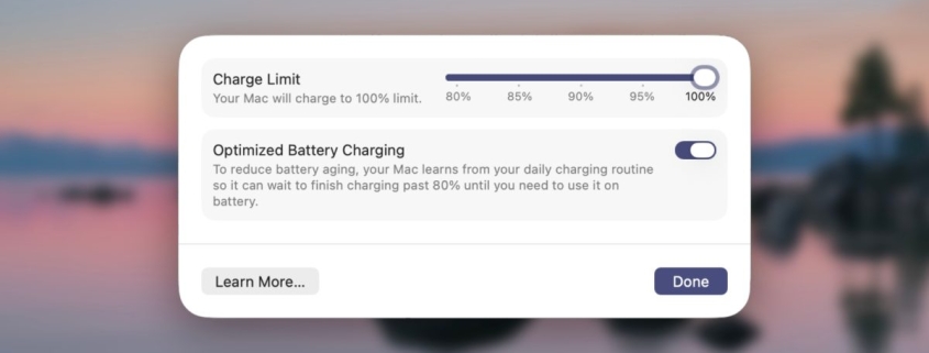 macOS 26.4 brings battery Charge Limit to the Mac and Shortcuts