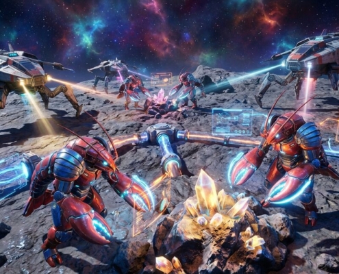 No humans allowed: This new space-based MMO is designed exclusively for AI agents