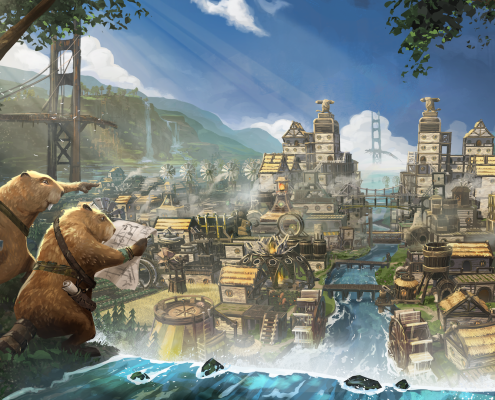Timberborn gets a 1.0 release date and new ‘lore trailer’ showing some very thirsty beavers