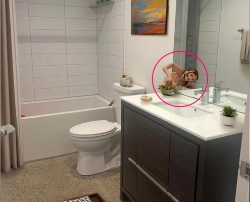 Realtor Uses AI, Accidentally Posts Photo of Rental Property With Demonic Figure Emerging From Mirror