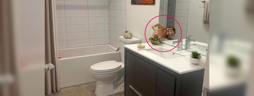 Realtor Uses AI, Accidentally Posts Photo of Rental Property With Demonic Figure Emerging From Mirror