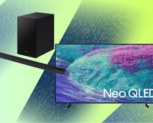 Samsung is slashing this 65-inch QLED TV and soundbar bundle by 50% for a limited time