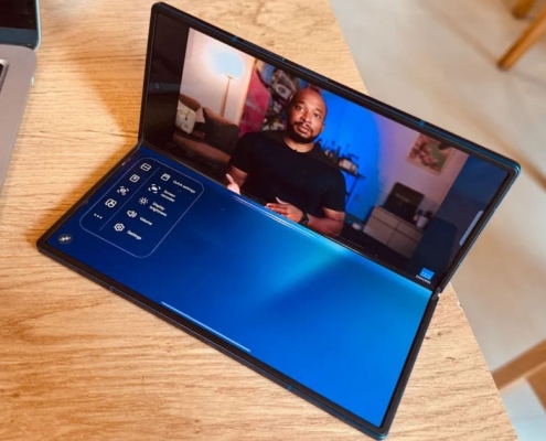 This could be our first look at Samsung’s upcoming wide foldable phone