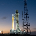 NASA’s moon rocket is about to leave the launchpad, but it ain’t going skyward