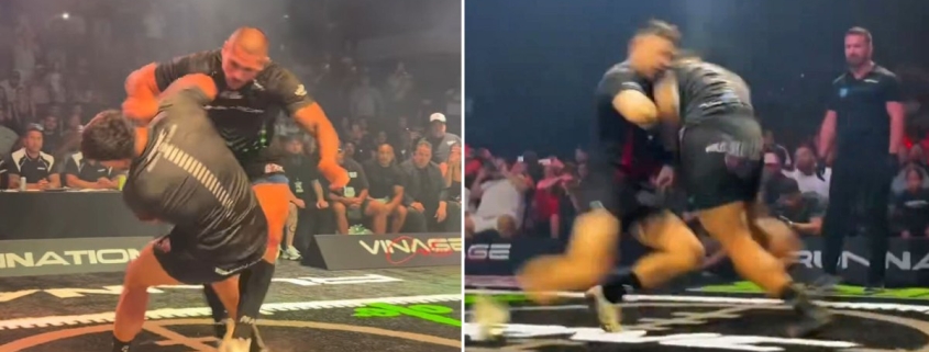 New Sport Forces Two Massive Guys to Smash Into Each Other like Rhinos