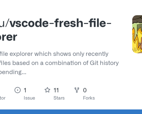 FreHu/vscode-fresh-file-explorer: A vscode file explorer which shows only recently modified files based on a combination of Git history and your pending changes