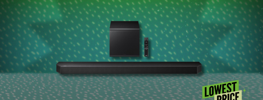 The Samsung HW-Q800F Dolby Atmos Soundbar Is Nearly 50% Off Right Now