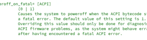Linux 7.1 Will Power Off The System By Default If A Fatal ACPI Error Occurs