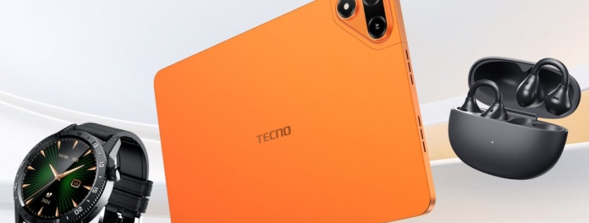 Tecno announces the Watch GT 1S watch, MEGAPAD 2 tablet and FreeHear 2 earbuds
