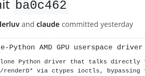 AMD Engineer Leverages AI To Help Make A Pure-Python AMD GPU User-Space Driver