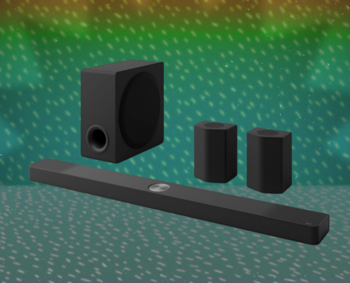 This LG Soundbar System With a Subwoofer and Rear Speakers Is Half Off Right Now