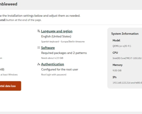 SUSE’s Agama Installer Sees Architectural Revamp