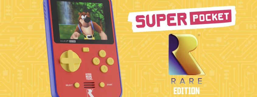 This retro-inspired handheld comes with Banjo-Kazooie and Battletoads built in