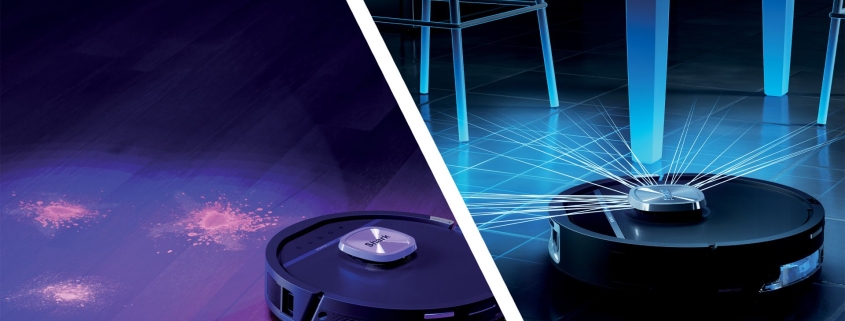 Shark’s new robovac has a UV light to make your grubby floors glow — before scrubbing them clean again