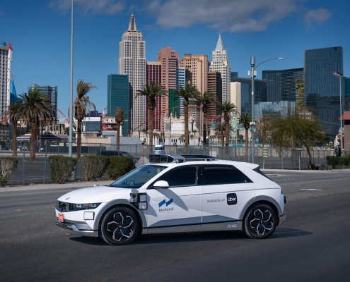 Uber robotaxi rides are now available for passengers in Las Vegas