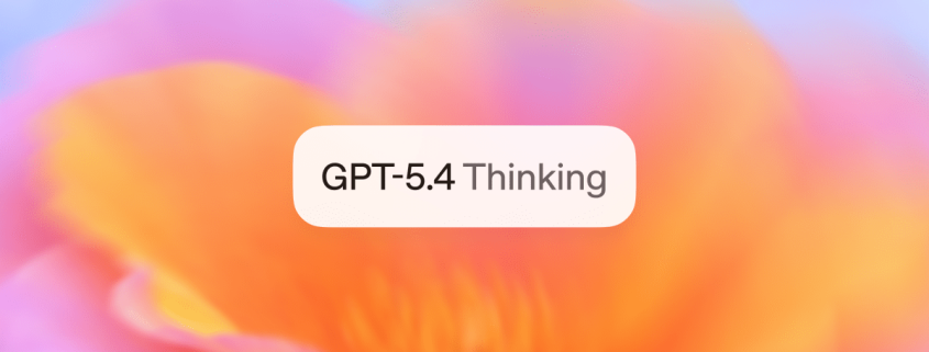 OpenAI launches GPT-5.4 with Pro and Thinking versions