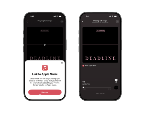 TikTok now lets Apple Music subscribers play full songs without leaving the app