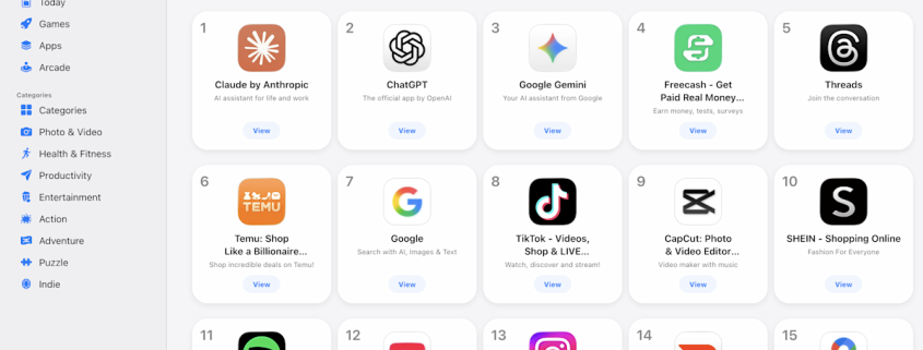 Anthropic’s Claude grabs top spot in App Store after Trump’s ban