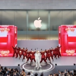 Photos of Apple 50th anniversary celebrations worldwide Photos of Apple 50th anniversary celebrations worldwide