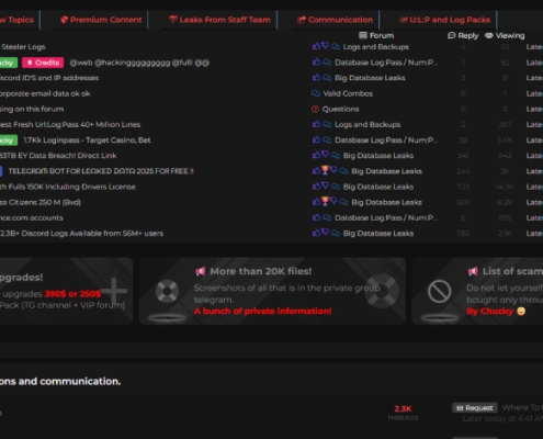 FBI and Europol Seize LeakBase Forum Used to Trade Stolen Credentials