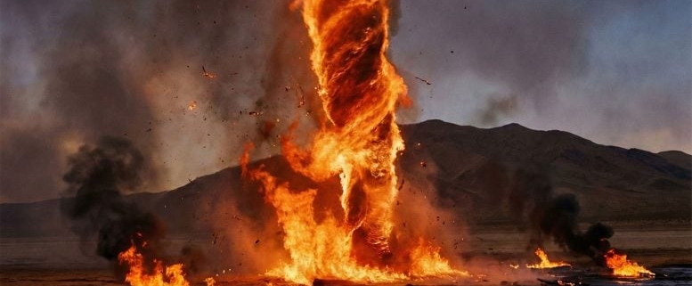 Scientists Create Giant Fire Tornadoes That Could Save Our Oceans