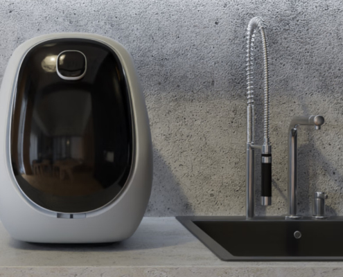 LICURV explores instant kitchen cleaning with compact dishwasher and five-second wash · TechNode