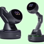 Lenovo showcases big-eyed AI workmate that projects and turns scanned documents into ppt · TechNode
