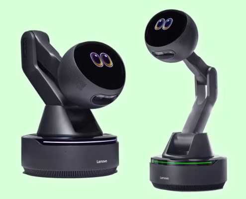 Lenovo showcases big-eyed AI workmate that projects and turns scanned documents into ppt · TechNode Lenovo showcases big-eyed AI workmate that projects and turns scanned documents into ppt · TechNode
