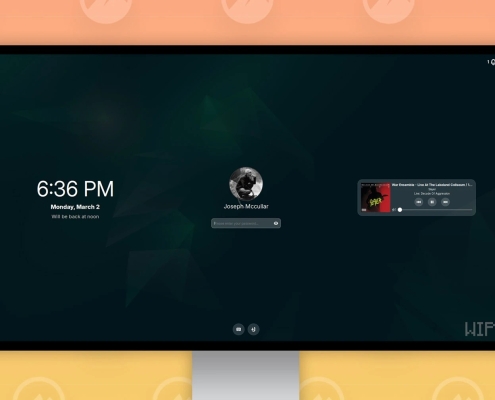 Linux Mint shows off its new lock screen/screensaver