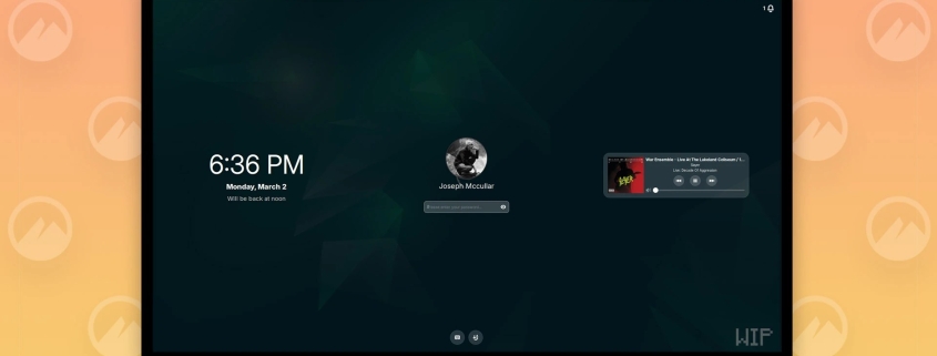 Linux Mint shows off its new lock screen/screensaver