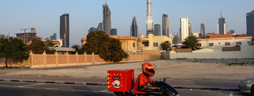 Missile Attacks Are Overwhelming the Gulf. Delivery Drivers Are Still on the Roads