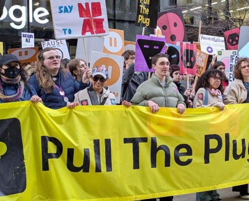 I checked out one of the biggest anti-AI protests yet I checked out one of the biggest anti-AI protests yet