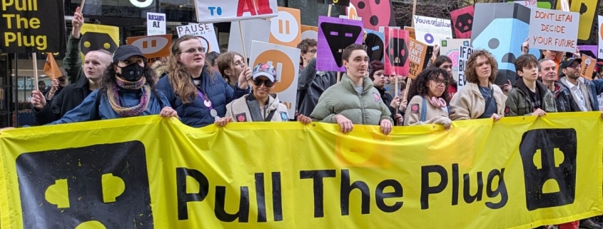 I checked out one of the biggest anti-AI protests yet I checked out one of the biggest anti-AI protests yet