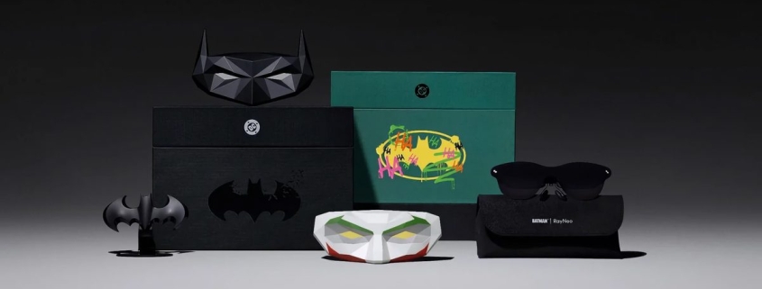 RayNeo Air 4 Pro smart glasses embrace the dark with a Batman mask