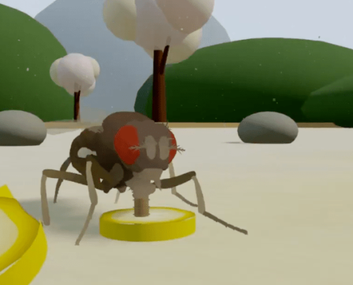 This is not a fly uploaded to a computer