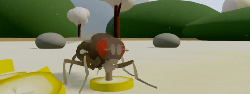 This is not a fly uploaded to a computer