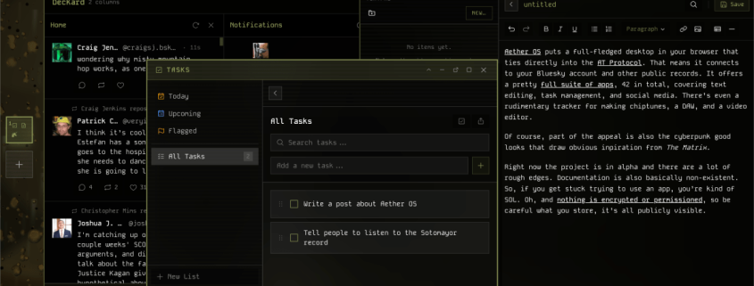 Aether OS is computer in a browser built for the AT Protocol Aether OS is computer in a browser built for the AT Protocol