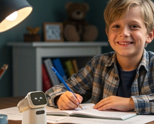 TCL turned your kid’s smartwatch into a cutesy desktop robot