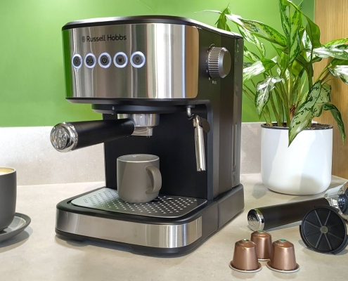 I tested the tiny Russell Hobbs coffee maker that uses grounds or Nespresso pods — but I discovered one infuriating drawback I tested the tiny Russell Hobbs coffee maker that uses grounds or Nespresso pods — but I discovered one infuriating drawback