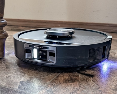 I tried the new Shark UV robot vacuum in my home and it even reveals my dog’s drool
